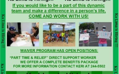 Direct Service Workers – P/T and Relief
